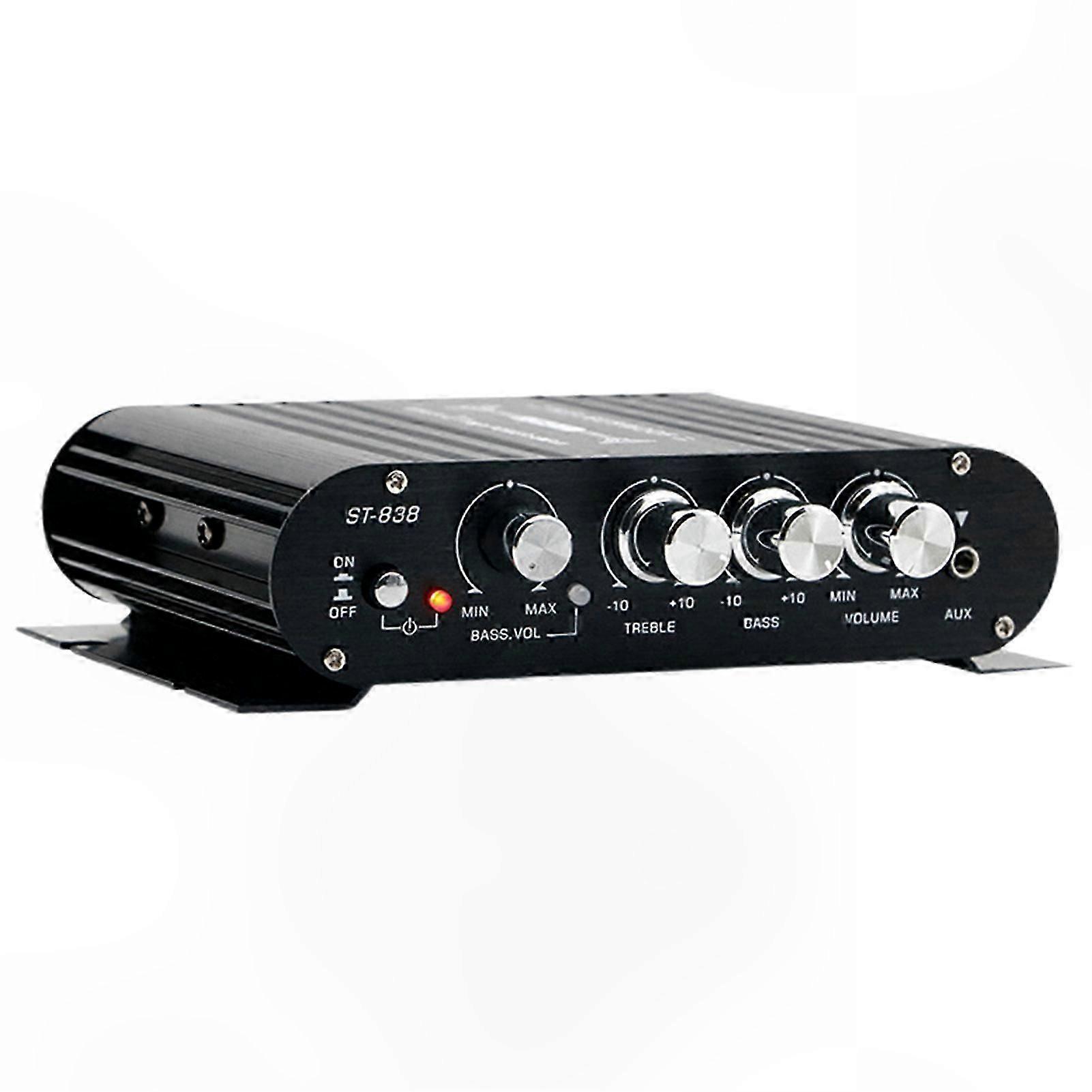 Universal Bluetooth Car Audio Amplifier with Adjustable Sound for High Compatibility Speaker Modules