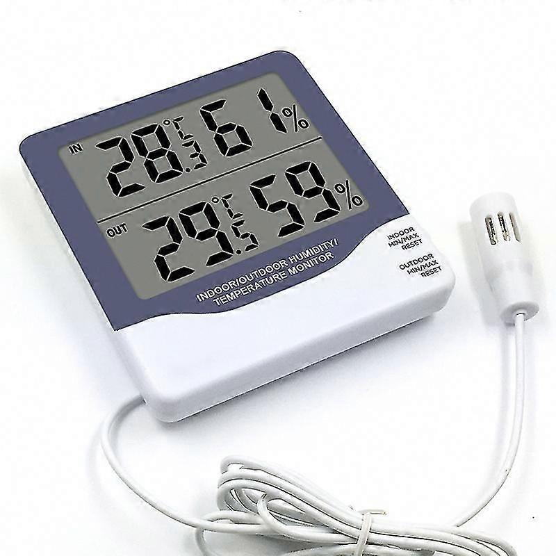 Digital Thermometer with Large Display for Indoor & Outdoor Temperature