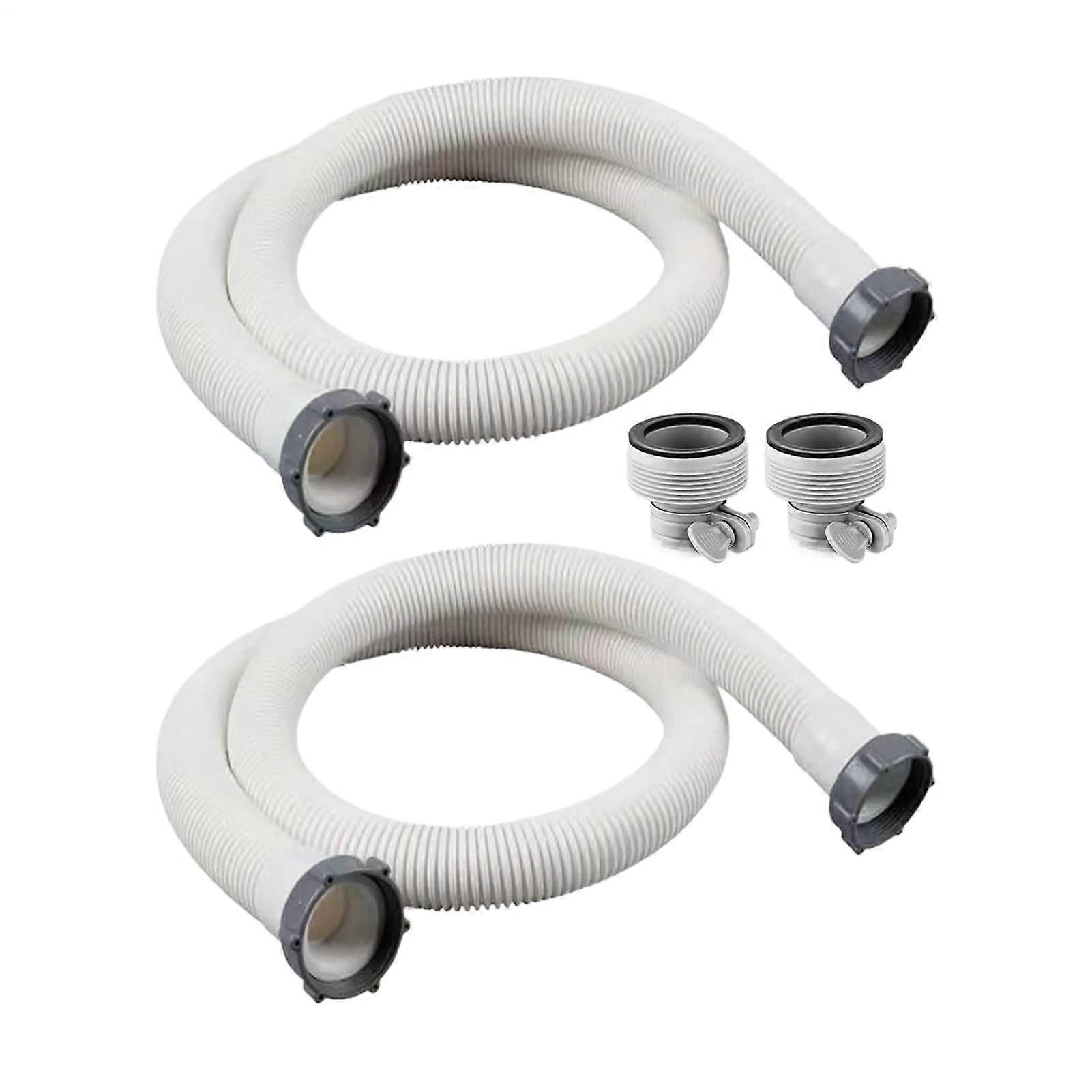 Swimming pool hose Accessory set Filter accessories Pipe PVC hose Replacement for underground swimming pool Drainage system Water delivery