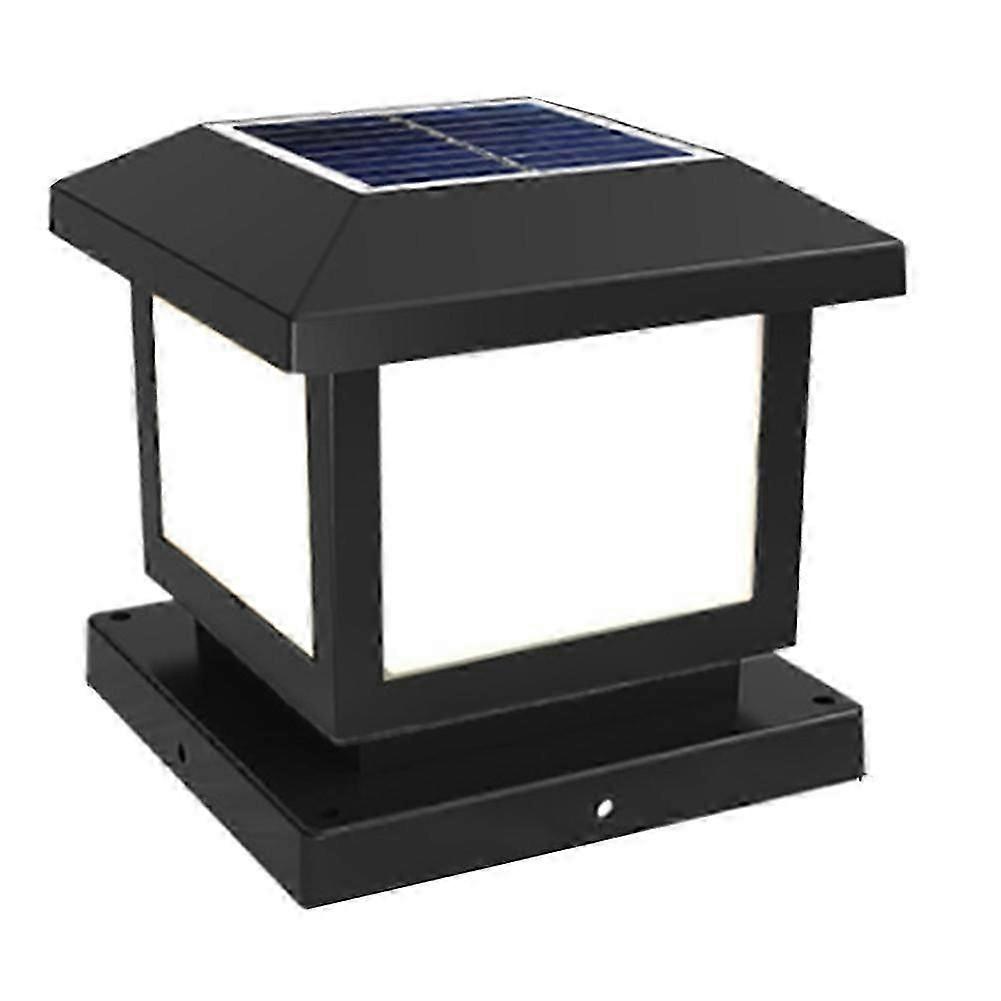 Timed LED Solar Pillar Light Waterproof Solar Lights