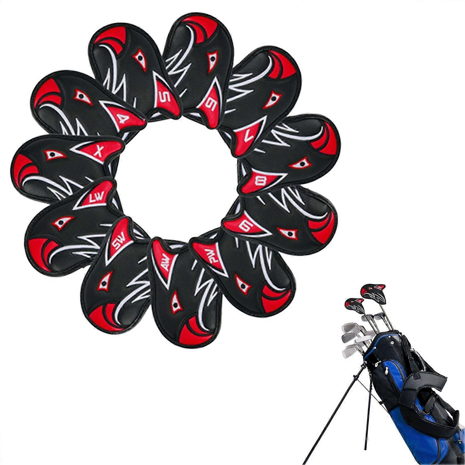 Generia Hybrid Golf Club Headcovers, Headcovers with Numeric Labels, Protective Club Covers