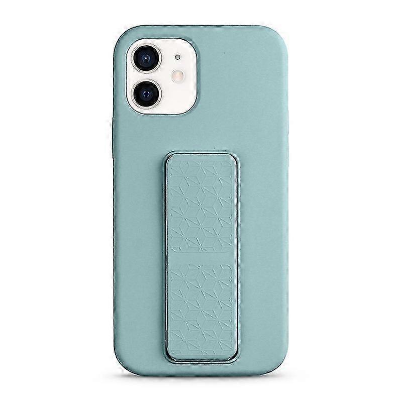 For iPhone 12 Liquid Silicone Holder Phone Case