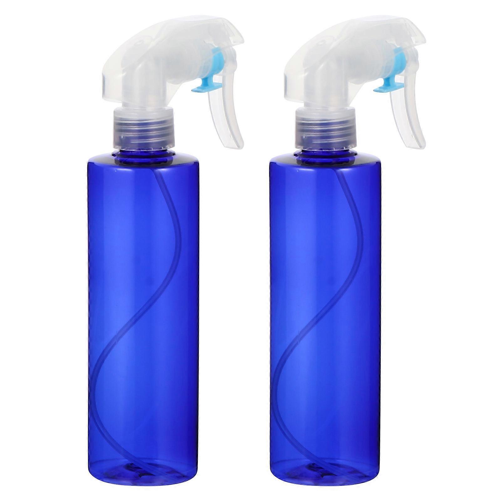 Spray Mist Waterer Trigger Design Square Shoulder Bottles PET Material Household Cleaning 2Pack