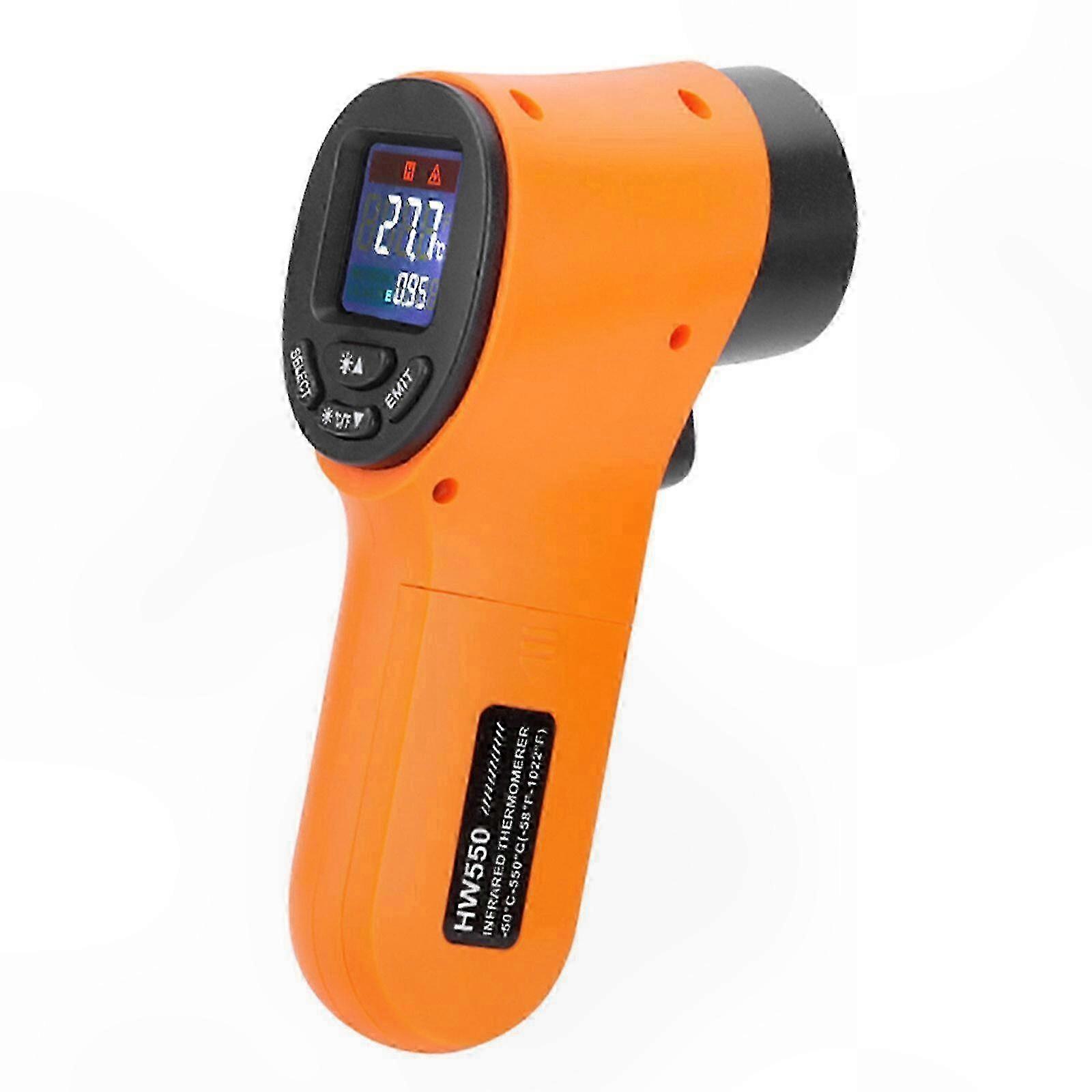 LCD Digital Infrared Thermometer for Cooking, BBQ, and Pizza Temperature Measurement Tool