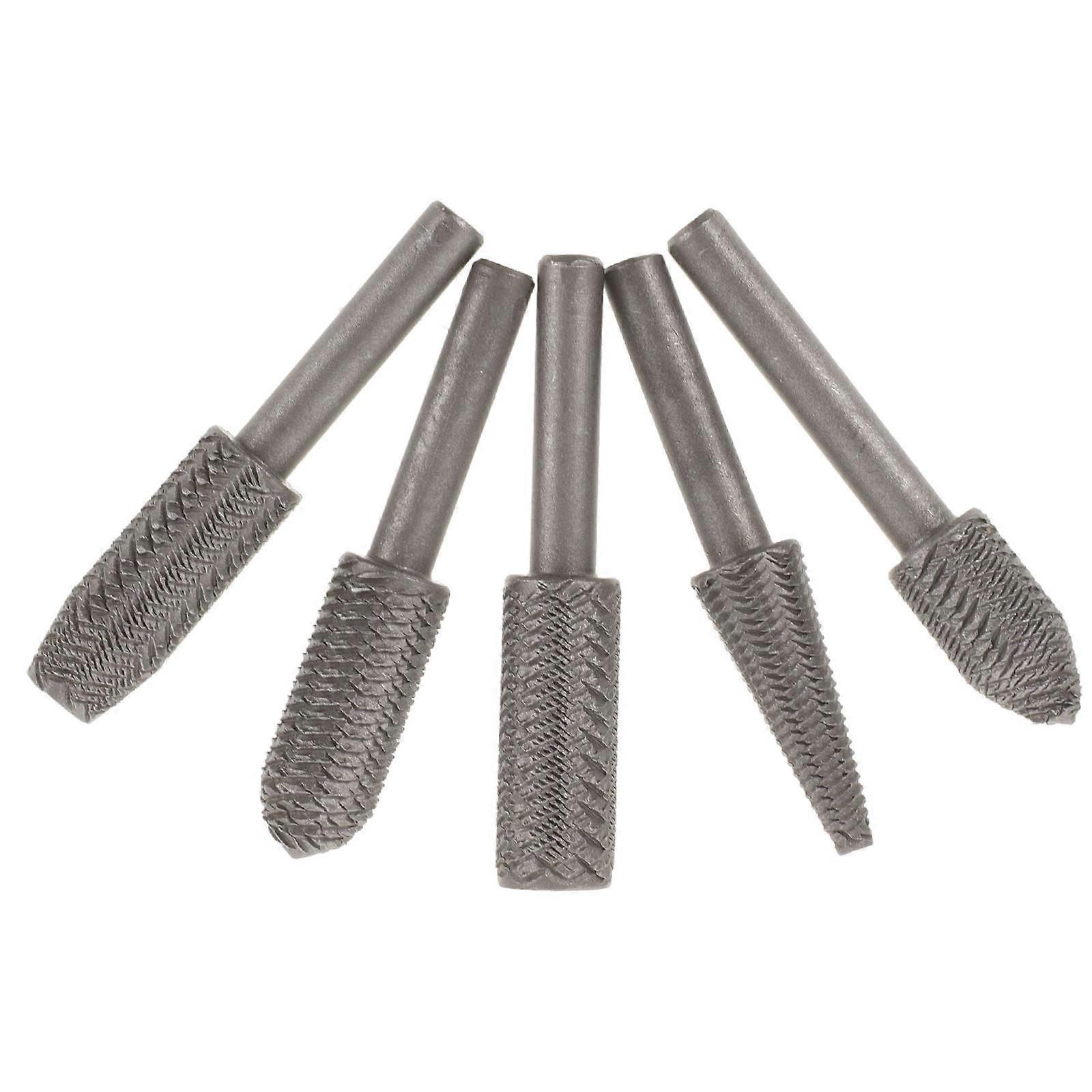 Rotary Tool Bits for Woodworking Made of Steel Black Color Great for Home Use 5 Pieces