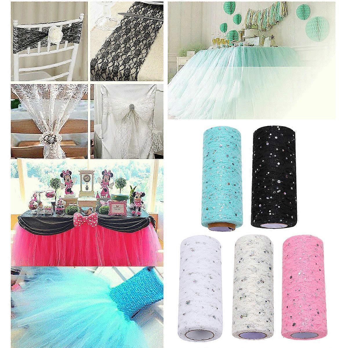 Sparkling Lace Roll for Unique Table Decor and Party Enhancements