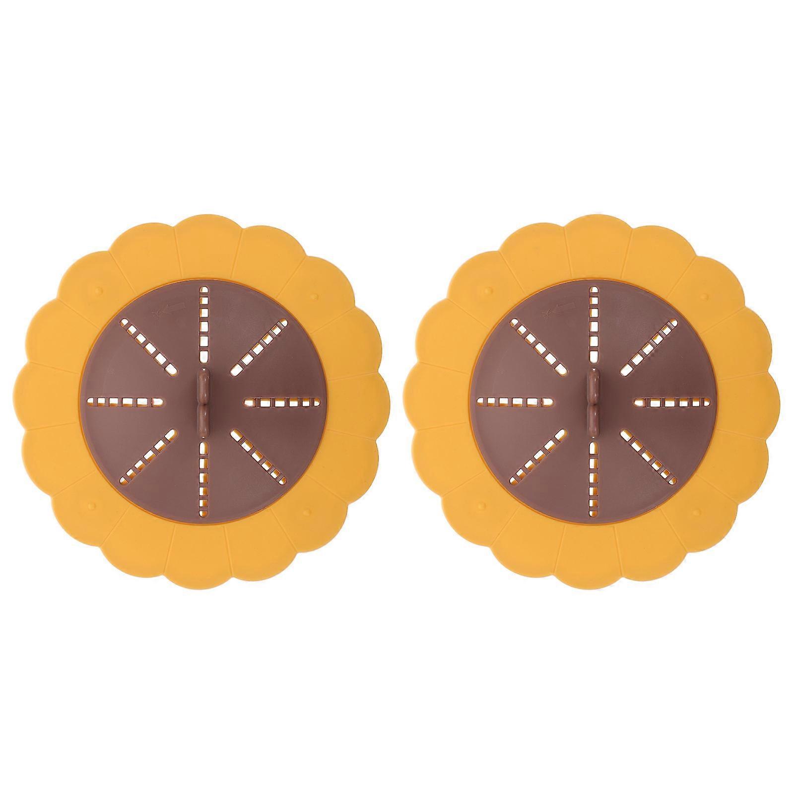 Floor Drain, Rotatable Sunflower Shaped Sealing Ring for Easy Lifting and Odor Prevention