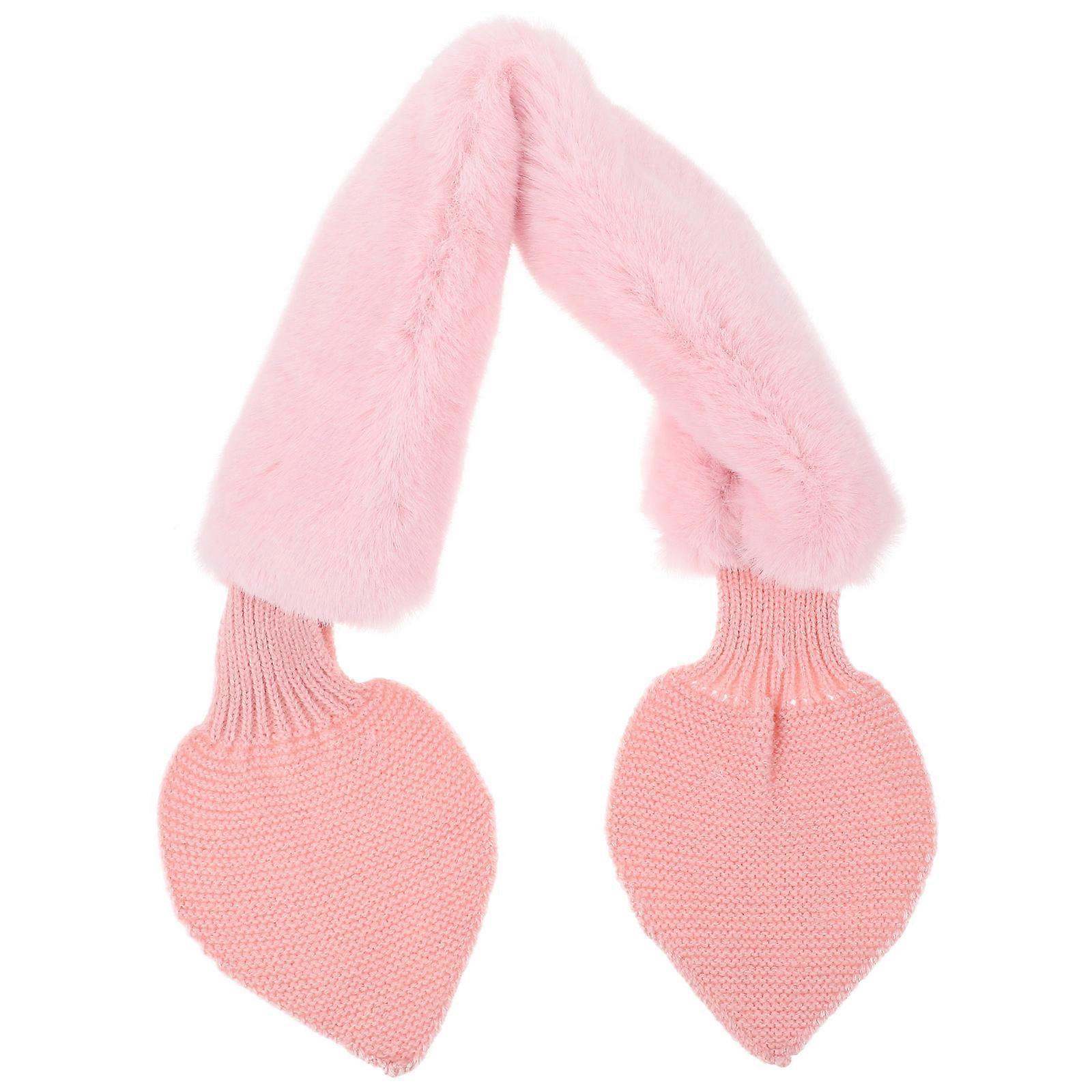 Child Cartoon Plush Scarf, Thick and Comfortable Texture, Warm Embrace