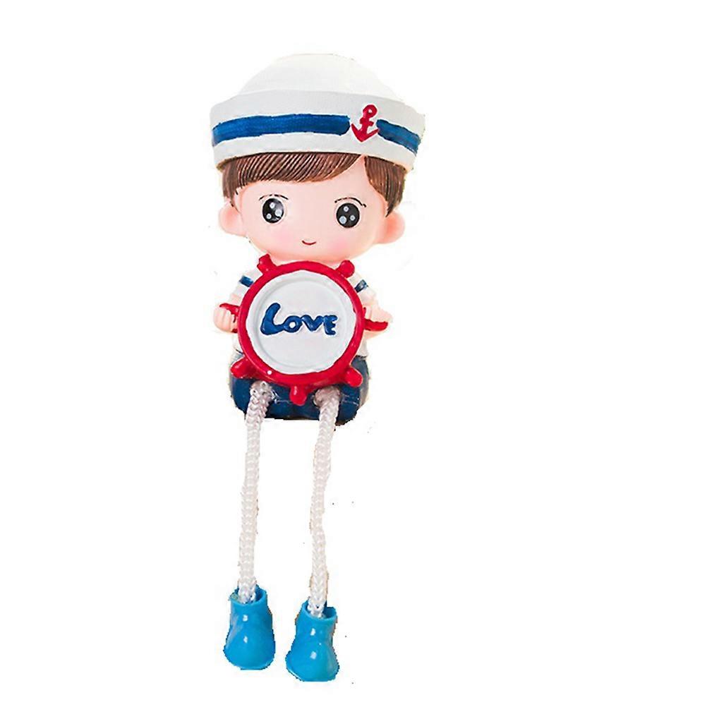 Cute Couple Ornament, Resin Material, Enhance Your Space