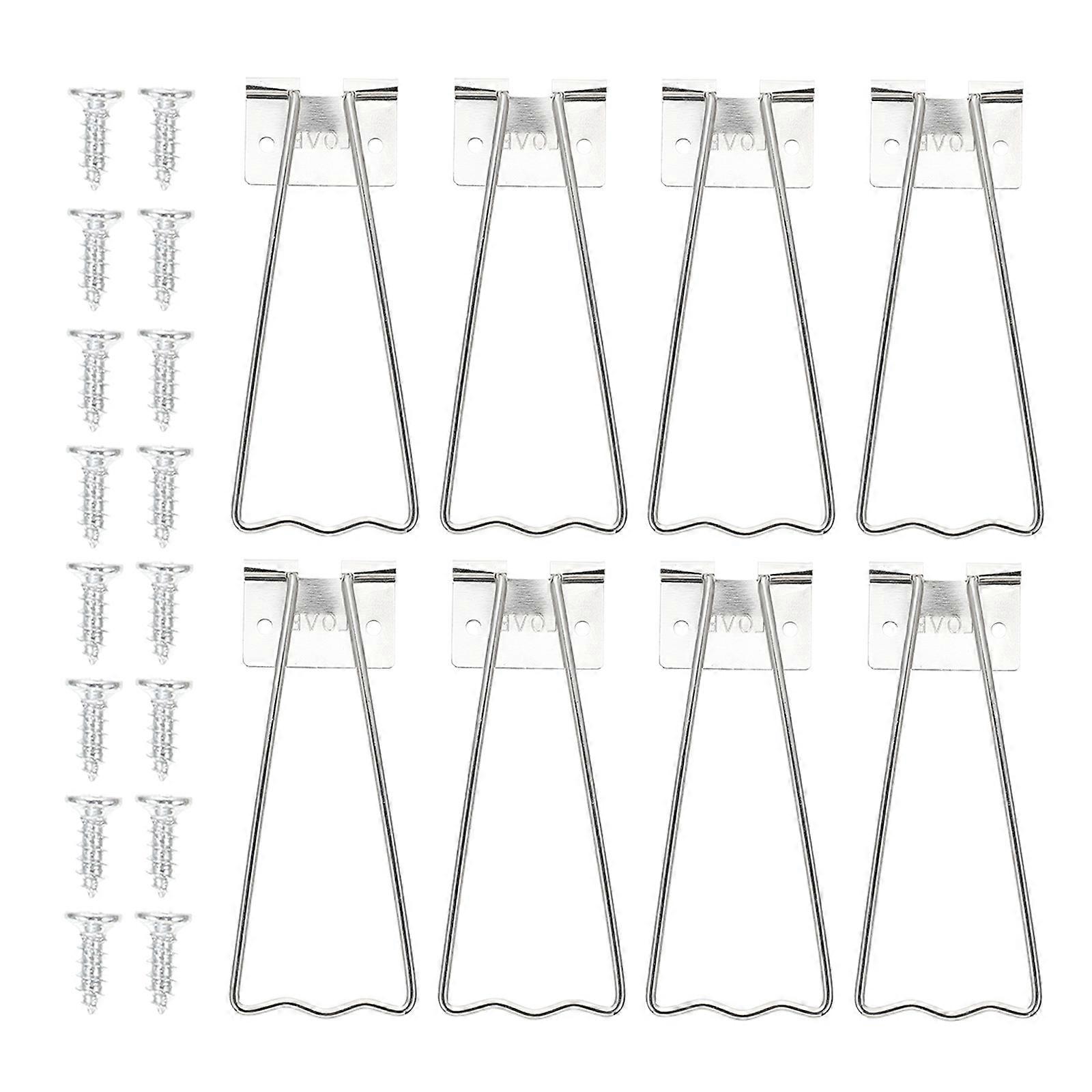 Picture Frame Hardware Backing Clips 1 Set for Offices With Triangular Support Structure Assorted