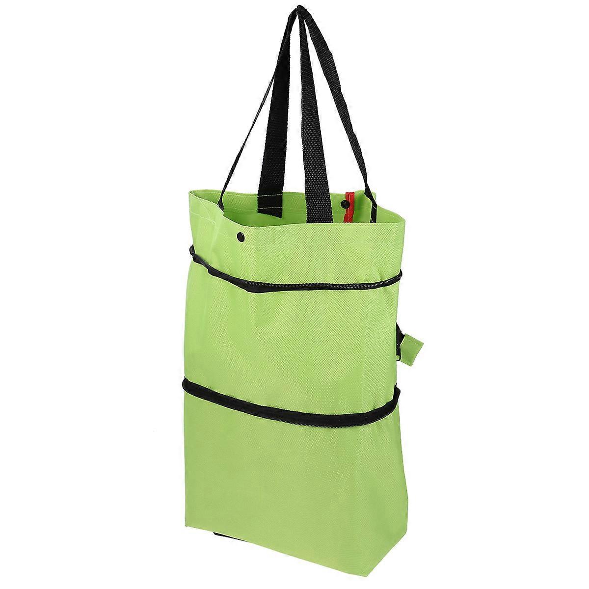 Folding Shopping Cart Efficient Bag For Travel And Outdoor Activities Set