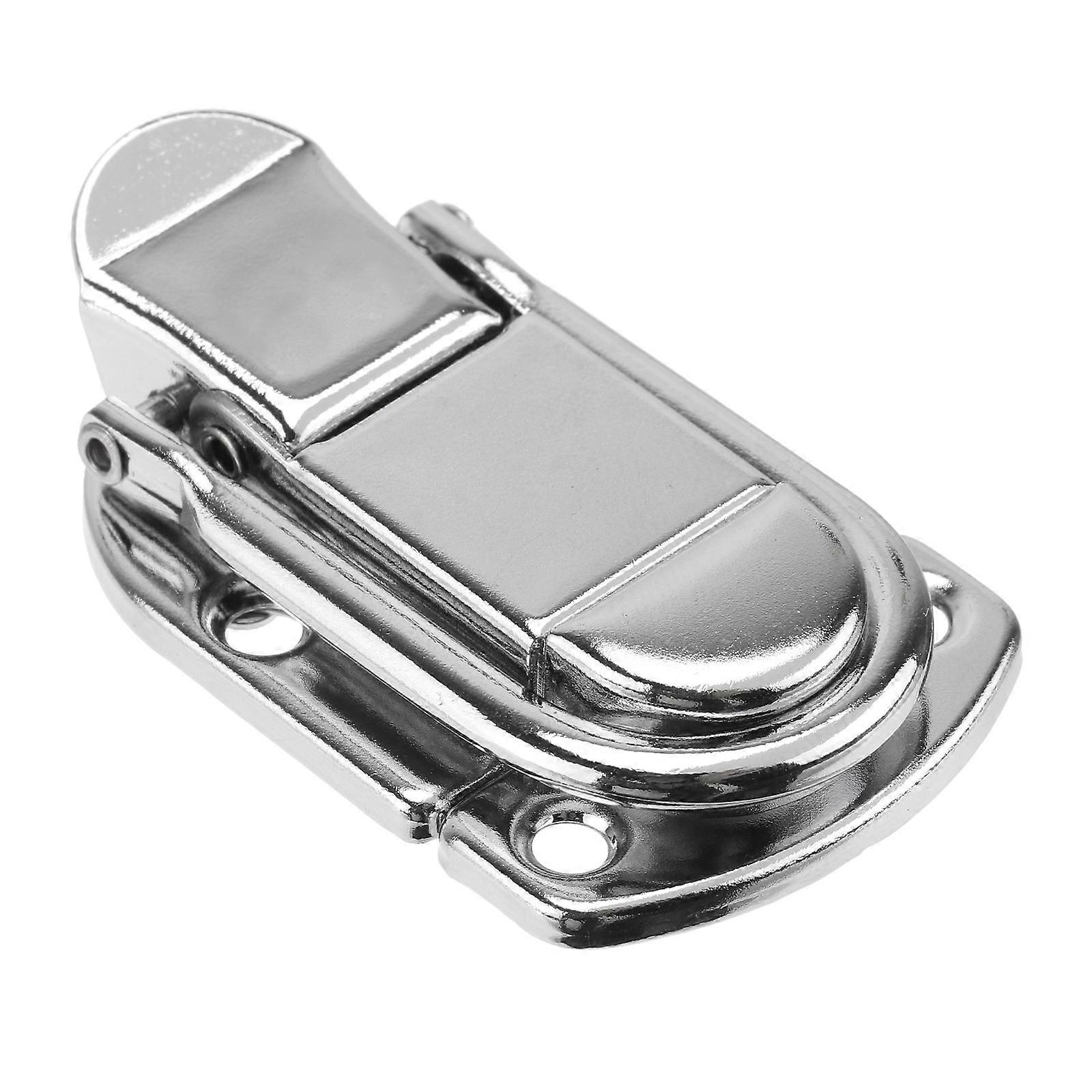 Case Buckle Latch for Tool Box Locking Clasp Classic Design Silver 3Pcs