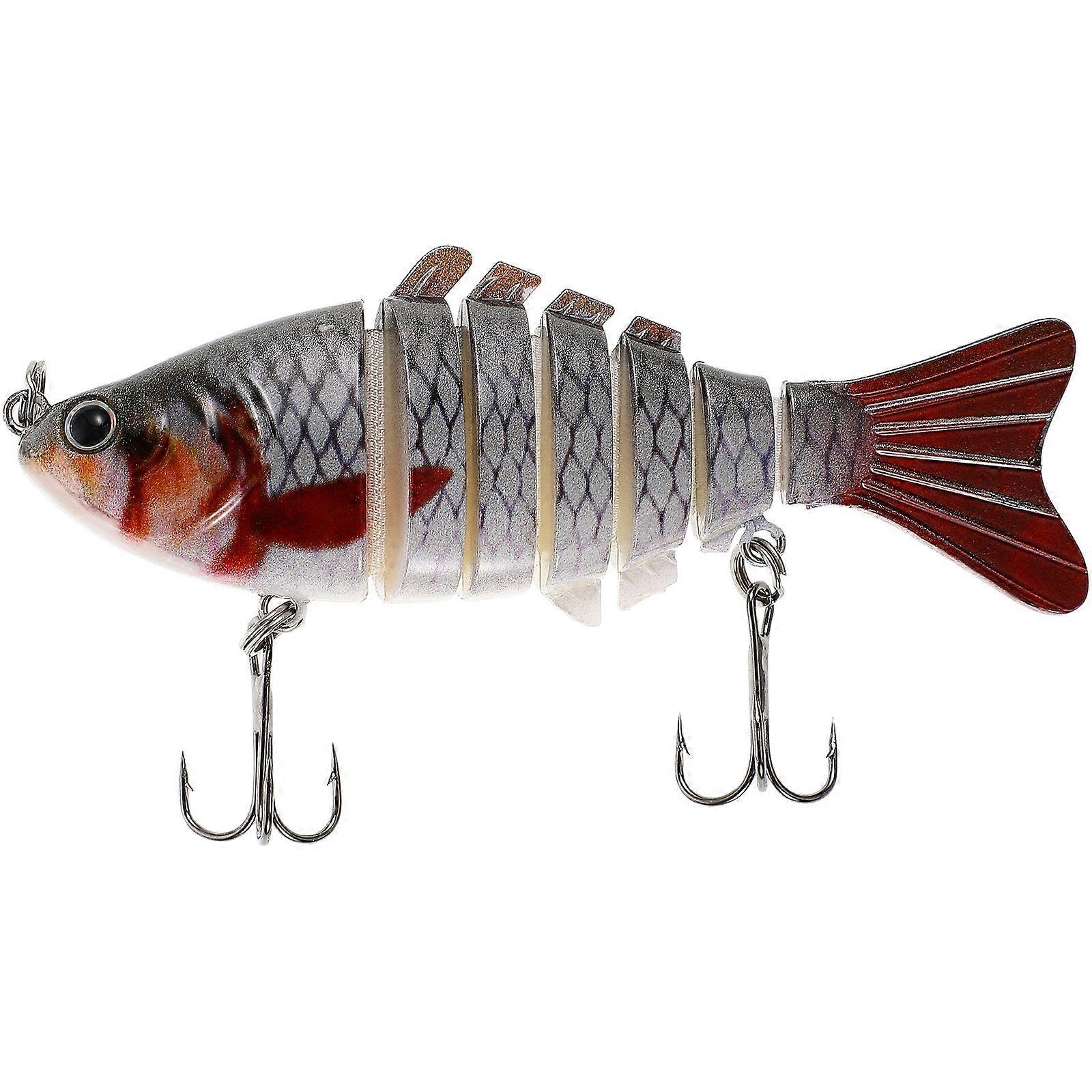 10cm 15.5g Fishing Lure Bait Artificial Hard Bait Salmon Bass Fishing Lures Fishing Tackle Accessories Rotating Tail Tackle (C)