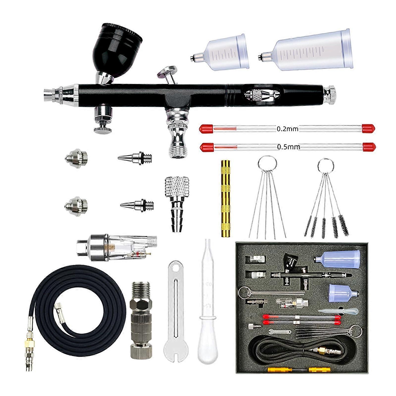 Airbrushing Kits Airbrushing Guns With 4 Pcs Black