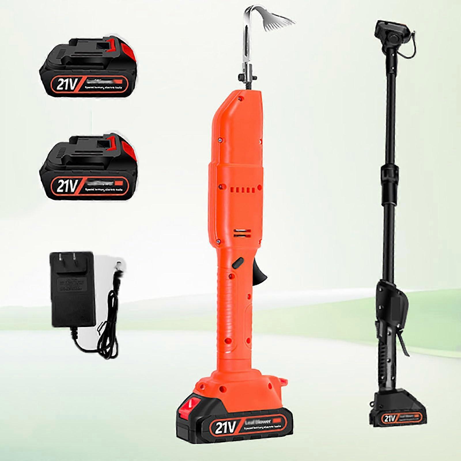 Electric Cultivator Garden Tool, 30 mm Stroke, 2500 rpm, Rechargeable Battery, Telescopic Rod