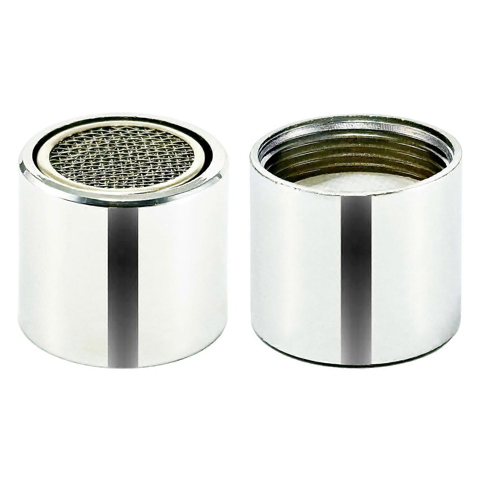 Tap Aerator 2-Pack Chrome-Plated Brass, M18/M20/M22/M24/M28 Internal And External Thread, M18 Strainer, 18 mm Perlator