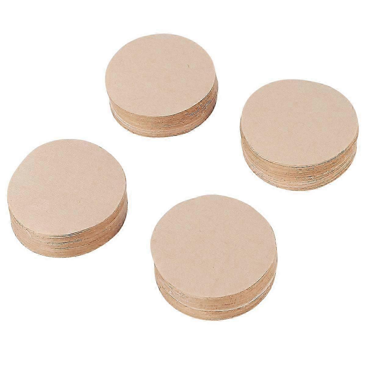 400 Pieces of Unbleached Paper Coffee Filter Round Replacement Coffee Filter Paper (2.3Inches in Di