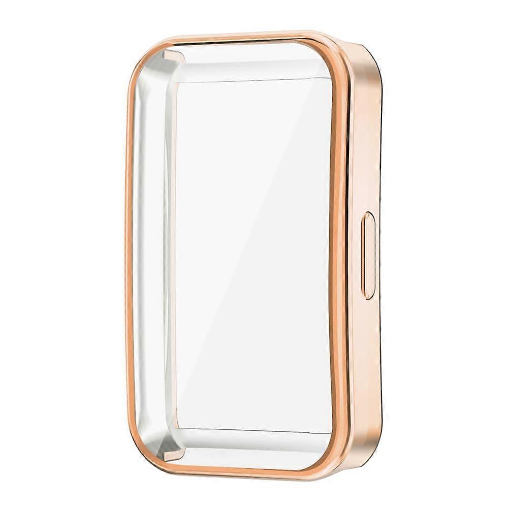 Case With TPU Compatible With Huawei Band 8 Protective Case Golden
