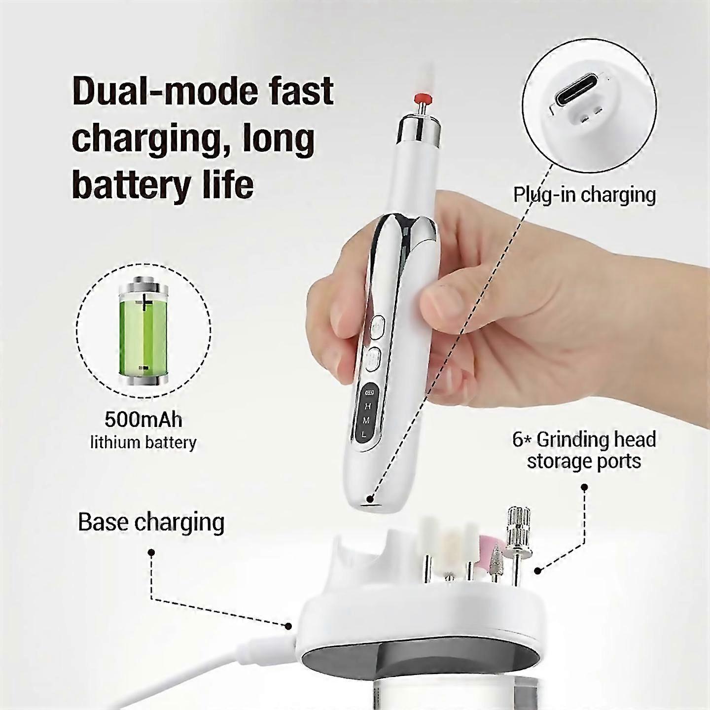 For Electric Nail Drill Set Professional Nail Grinding