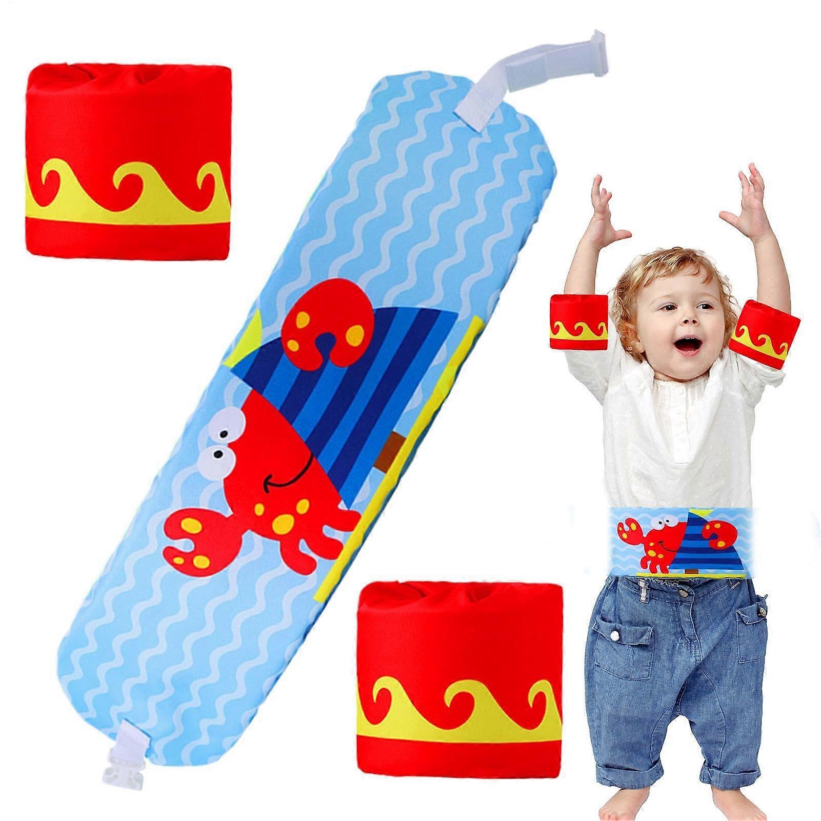 Swimming Belt for Kids, Adjustable Foam Buoyancy Aid, Arm Bands for Children, For Pool, Lake and Sea