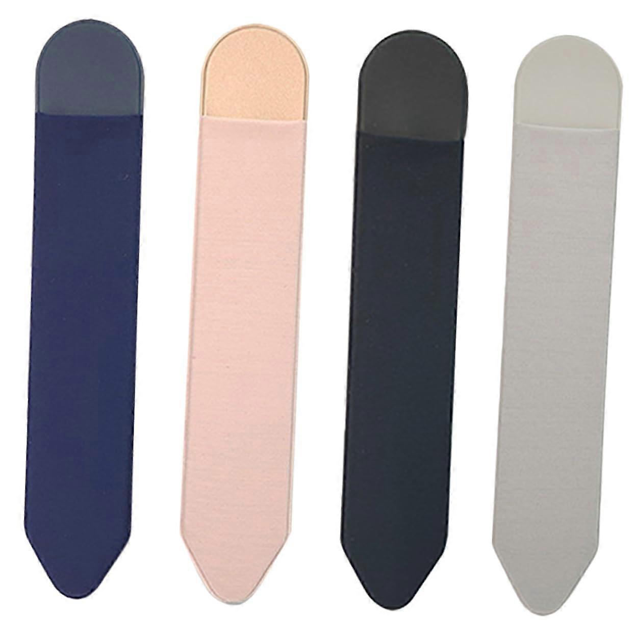 Fabric Pencil Case Pack of 8 with Capacitive Pen Holder and Anti-Lost Storage, Assorted Colours, 18.5X3.5CM, Lycra Material