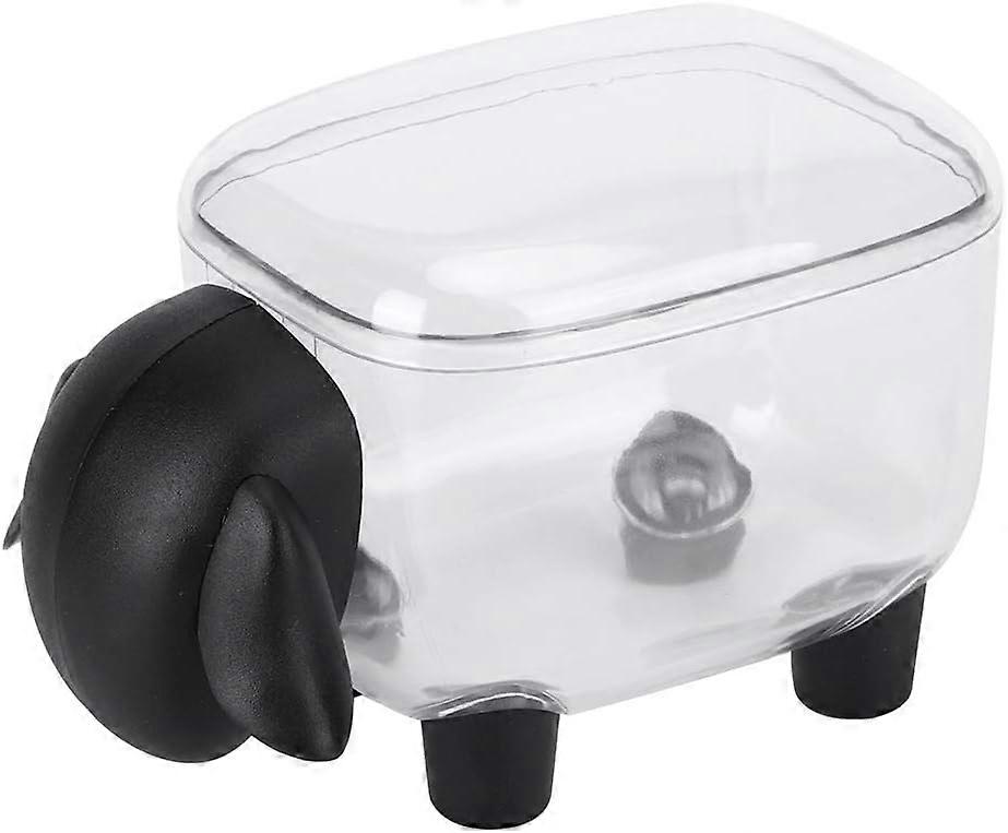 Plastic cotton swab sheep with lid cotton dispenser