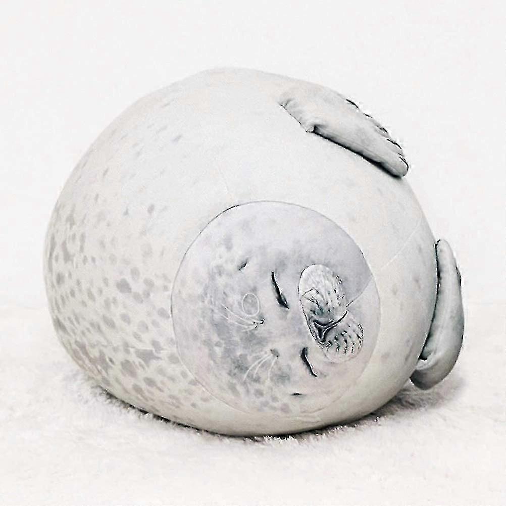 60cm Seal Animal Pillow, Chubby Blob Seal Pillow Cute Seal Stuffed Animal Cotton Plush Toy Pillow Comfortable Soft Seal Hugging Pillow Back Cushion, G