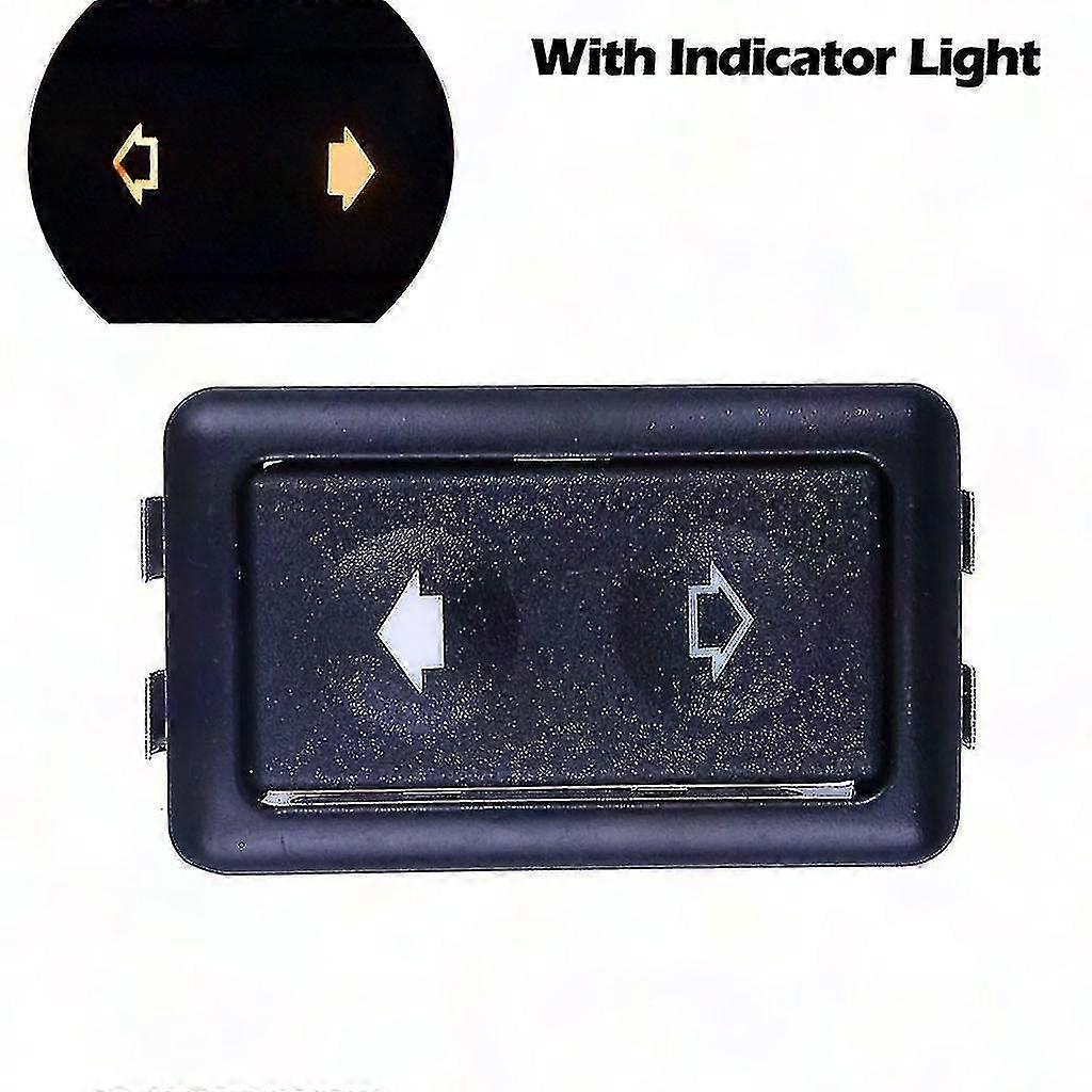 Universal 6-Pin 12-24V Car Electric Window Switch Button Auto Power Controller