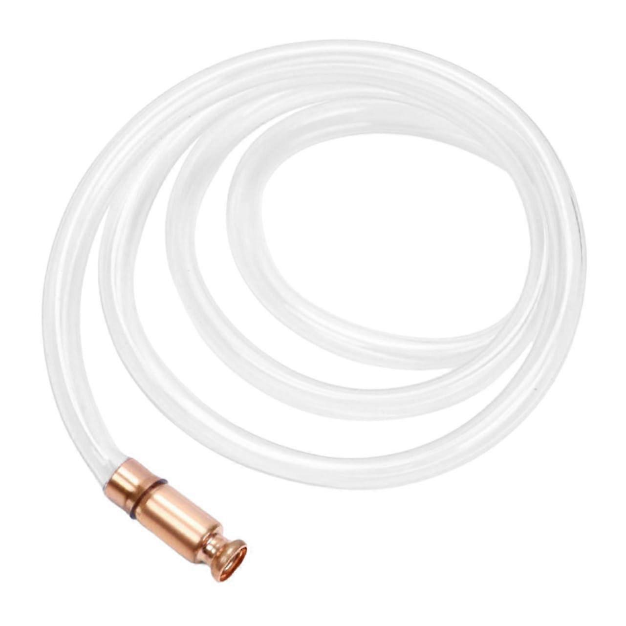 Manual Fuel Siphon Hose for Gasoline and Liquids, Easy to Use, Lightweight, Portable for Transfer and Refueling