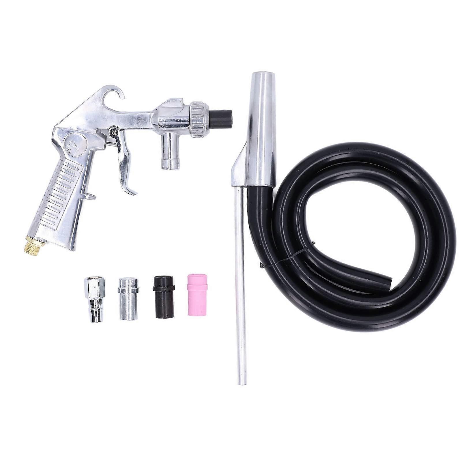 Wide Application, Comfortable Handle, 35.0 x 27.0 cm. 0×5. 0 Sandblasting Spray Tool Set with Nozzle for Polishing Sandblaster Tool