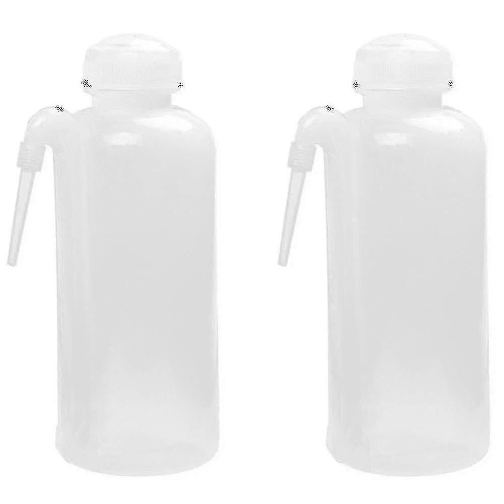 2x 500ml Plastic Wash Bottle Squeeze Dispensing Bottle