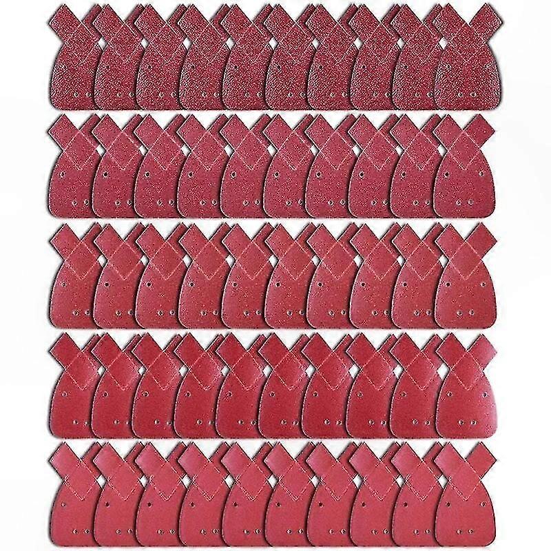 100-Pack Triangle Sanding Sheets, 170x140x95mm Abrasive Paper for Multi-Function Sanders (1500 Grit)
