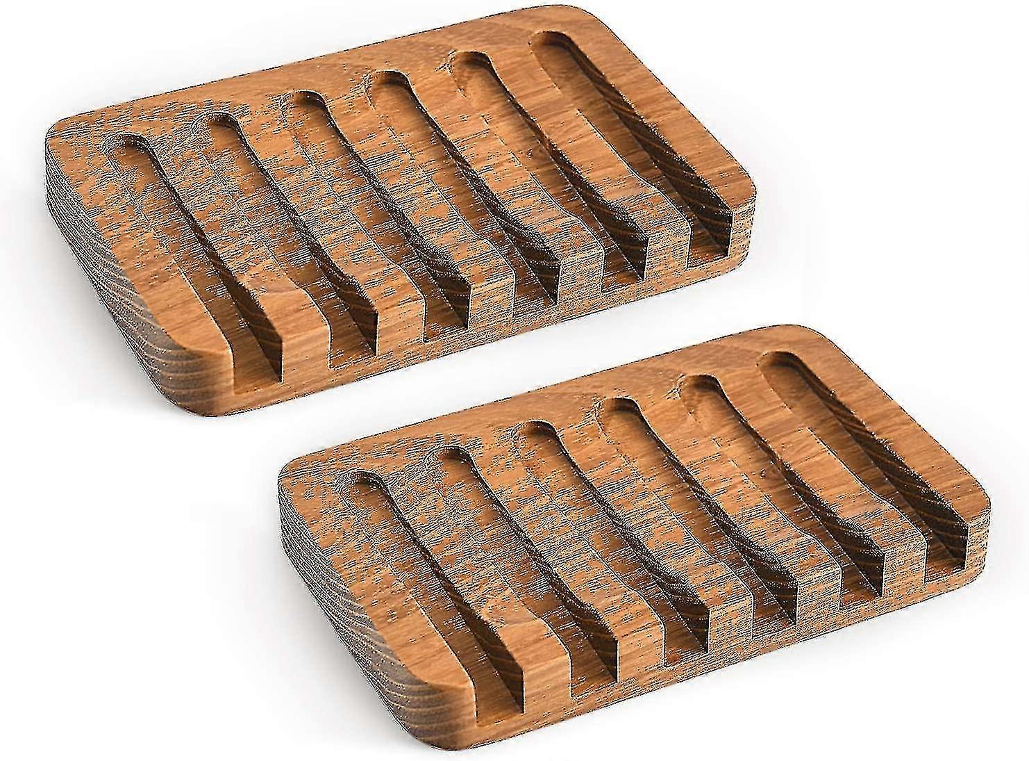 Soap Dish for Bar Soap in the Shower with Drainage Functionality - Teak Wood Holder for Enhanced Experience