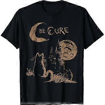 The Cure Vintage Cat Moon Funny The Cure Cat Lover T-Shirt