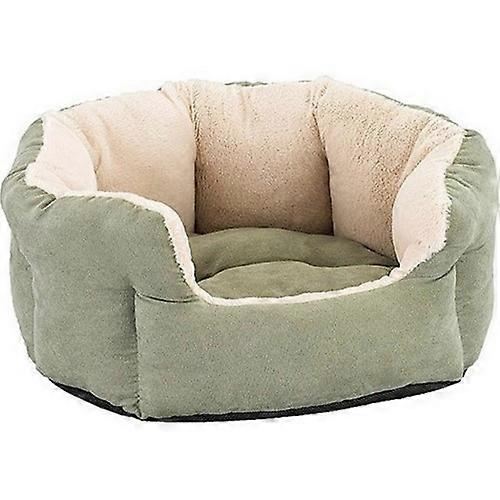 Câlin coussin réversible Pup Ice Sleep Zone, 18 pouces, sauge