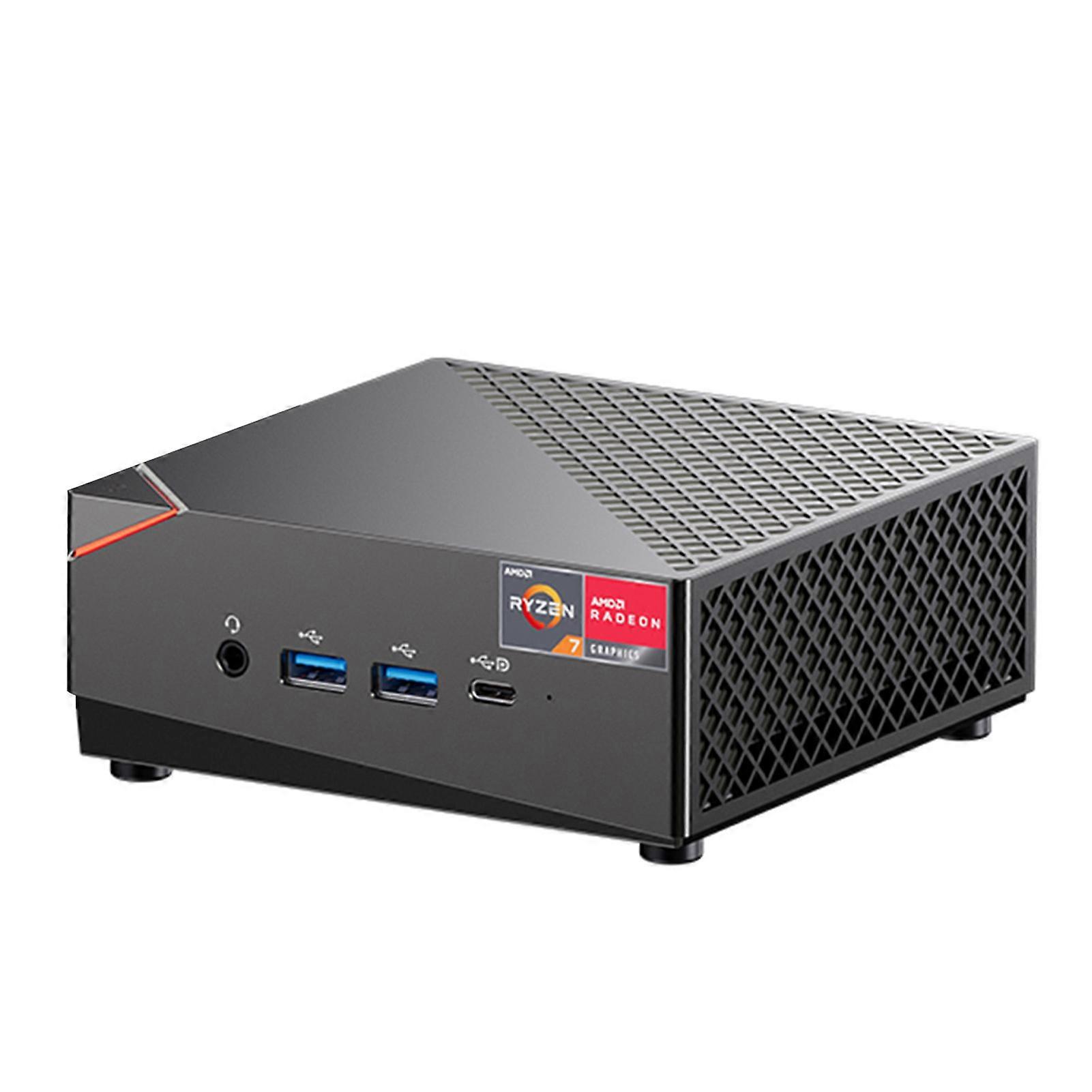 Mini Desktop Computer 32G+1TB 8 Cores 16 Threads WIFI6 BT5.2 Support 4K Triple Screen Display Mini PC for Office Conference Movie