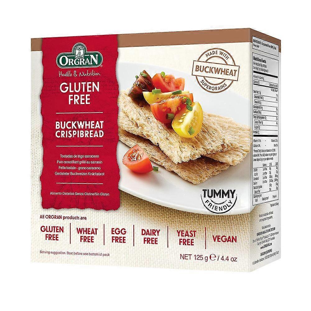 Orgran Buckwheat Crispbread 125g - 2 Pack