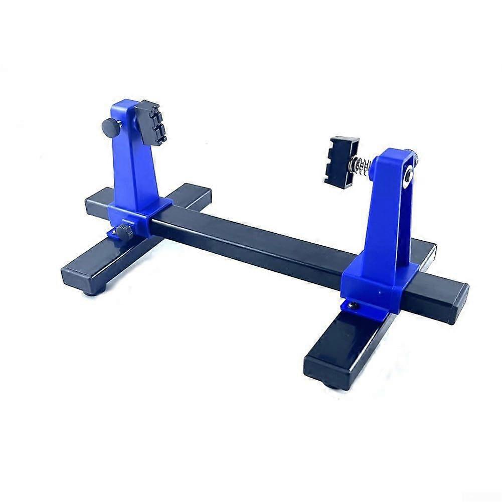 Adjustable PCB Holder for Soldering, 360 Degree Rotating Metal Circuit Board Stand, Medium Size with Multiple Clamping Options