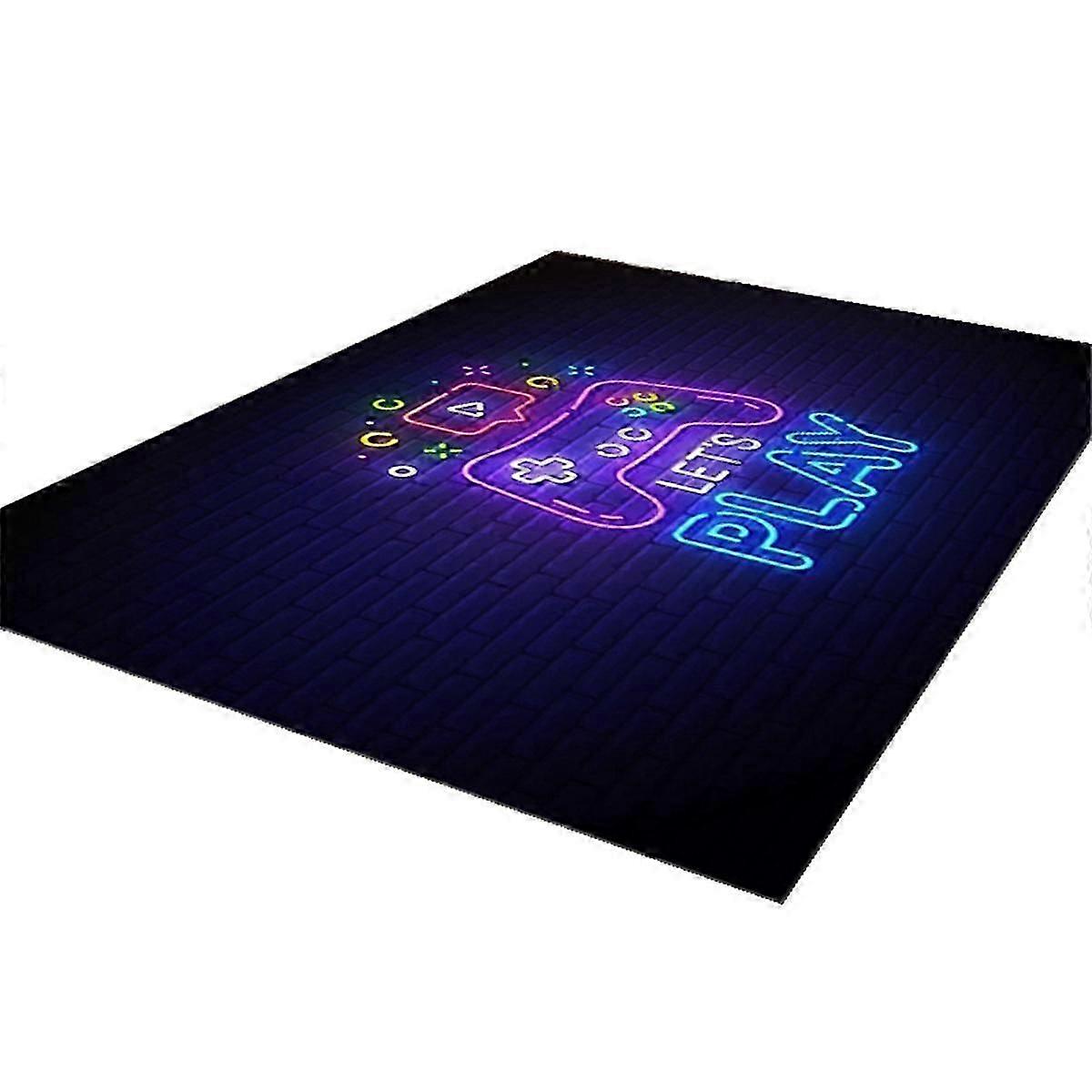 3D Gaming Machine Handle Pattern Carpet Rug 120x160cm Home Bath E