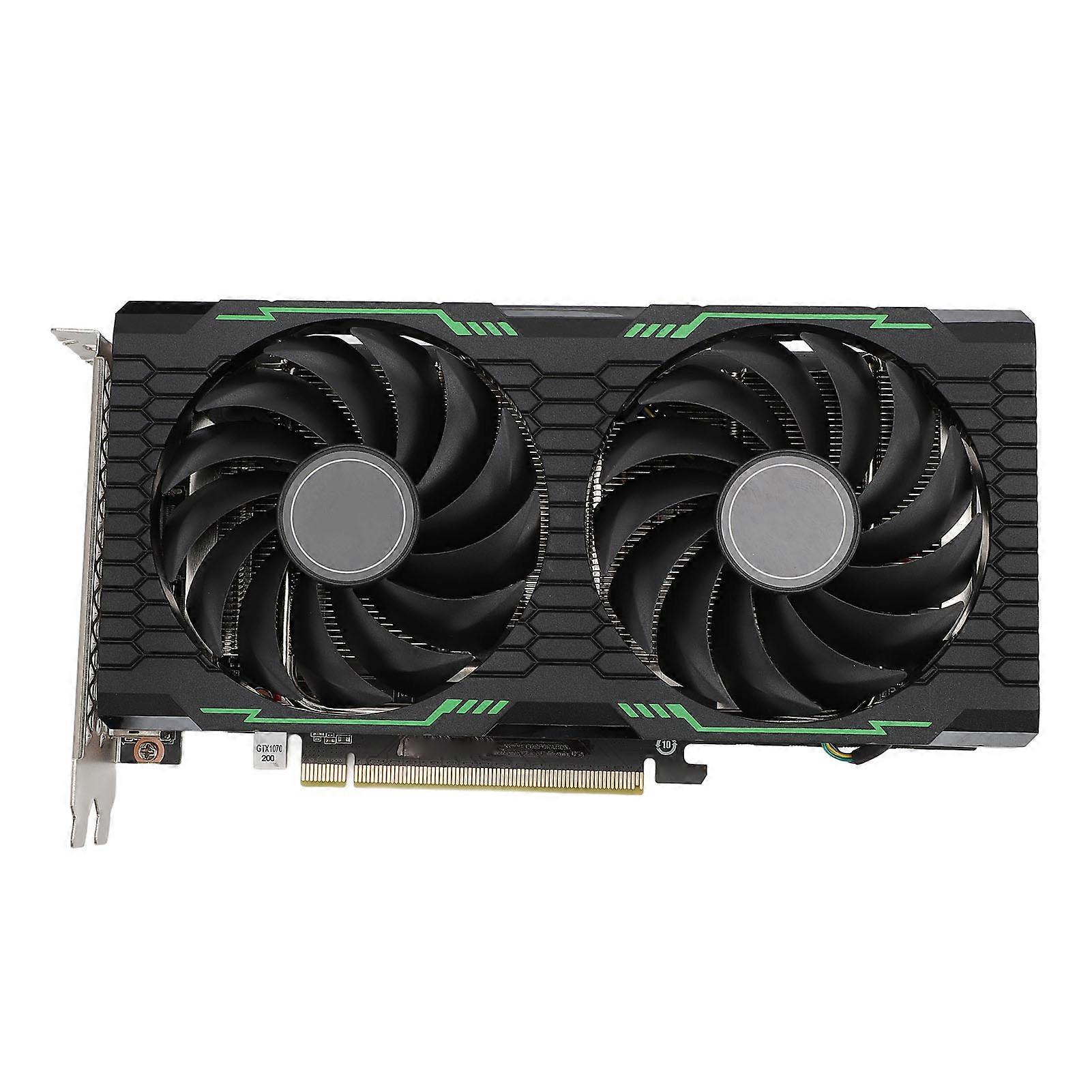 8GB DDR5 Graphics Card 256bit 1683MHz Twin Cooling Fan PCIe 3.0 16X for Gaming