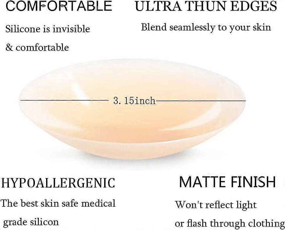 Nipple Covers for Women, Reusable Adhesive Nipple Pasties Silicone Waterproof