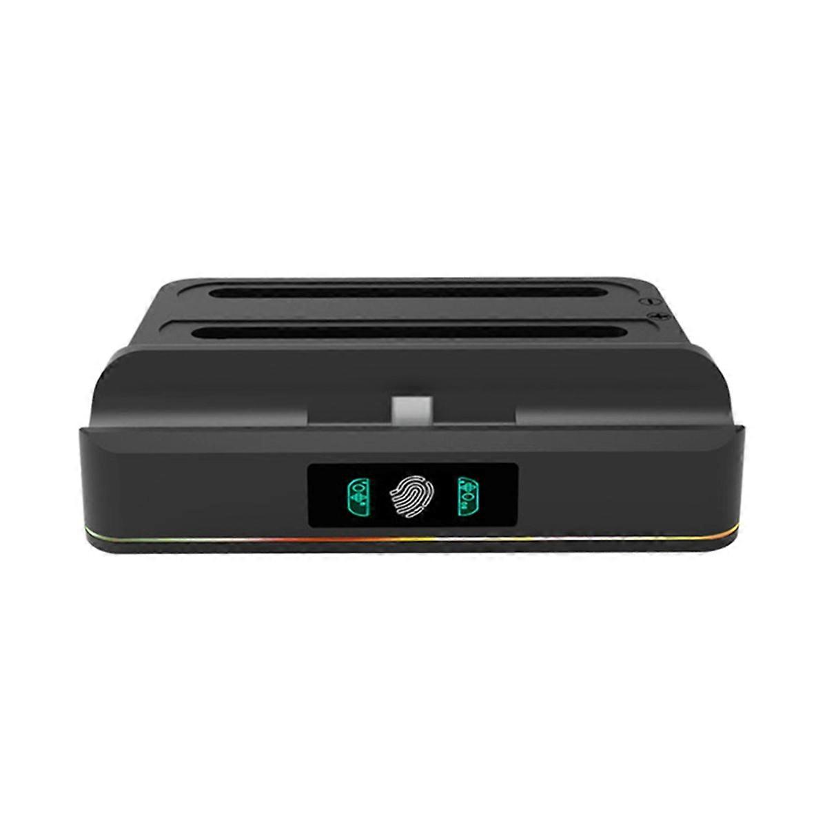 For Switch2/Switch/Oled Charging Stand Charging Dock Station RGB Light 2 Controllers Charging Statio