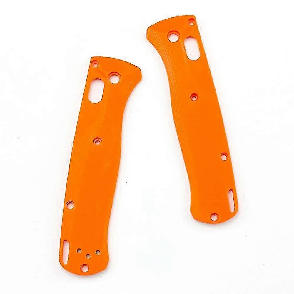 1Pair Handle Non-slip Patch DIY G10 Scales Kits For Benchmade Bugout 535 Knife (Orange) 2025