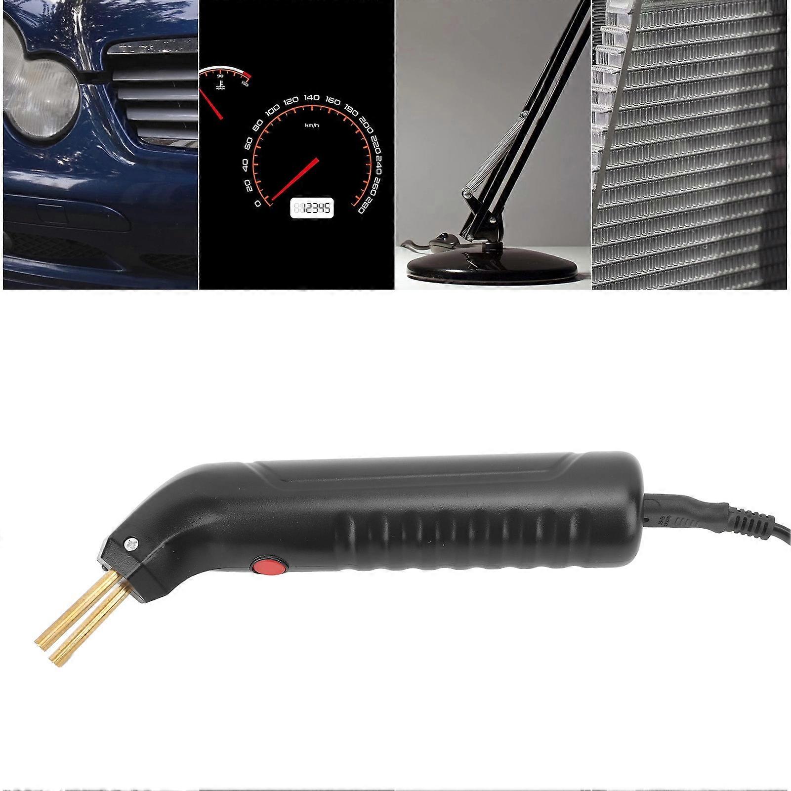 70W Portable Plastic Welder Kit 20.3x4cm DC Hot Stapler with Nails