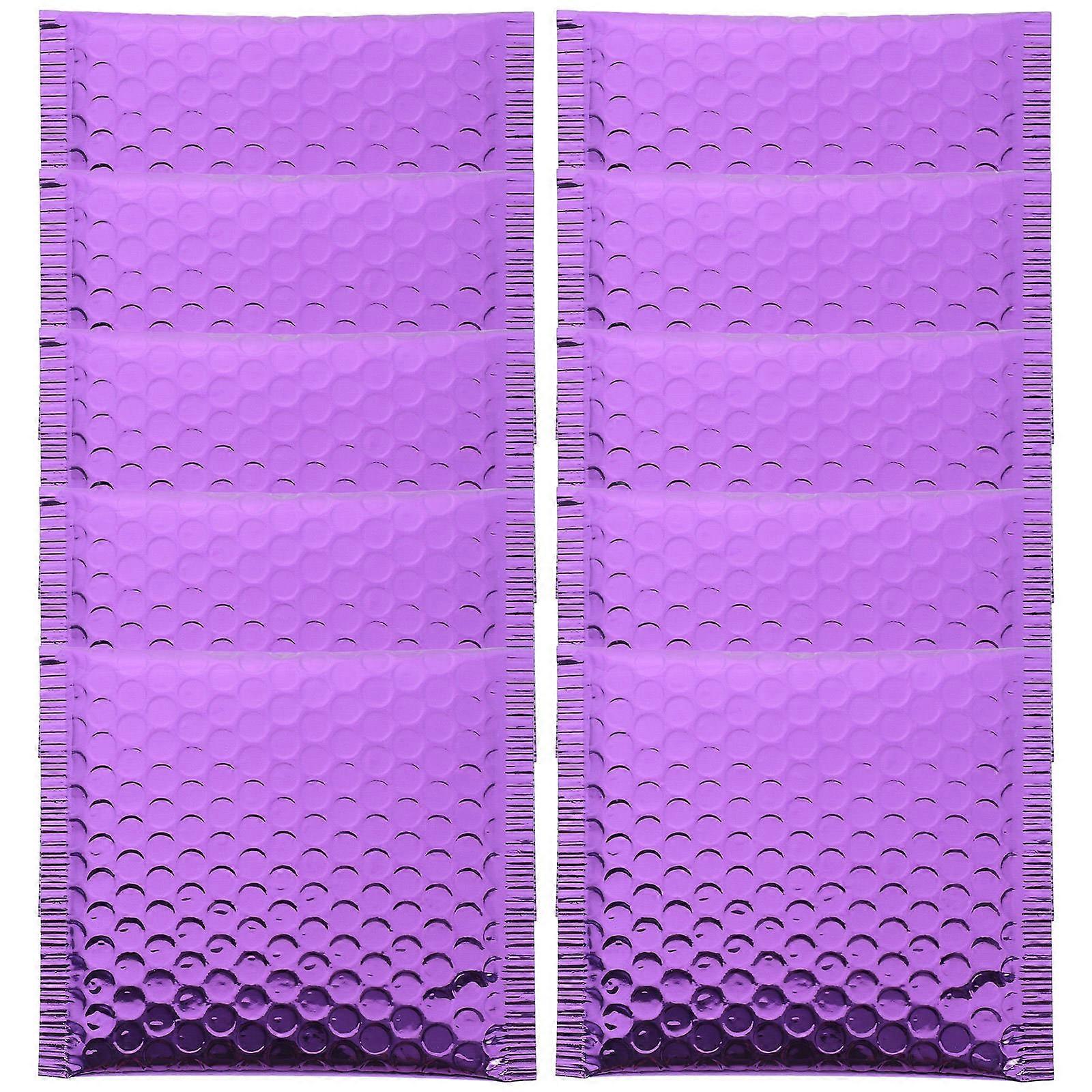 Purple Adhesive Packaging Bags for Small Items with Strong Seal for Daily Use 20 Pieces
