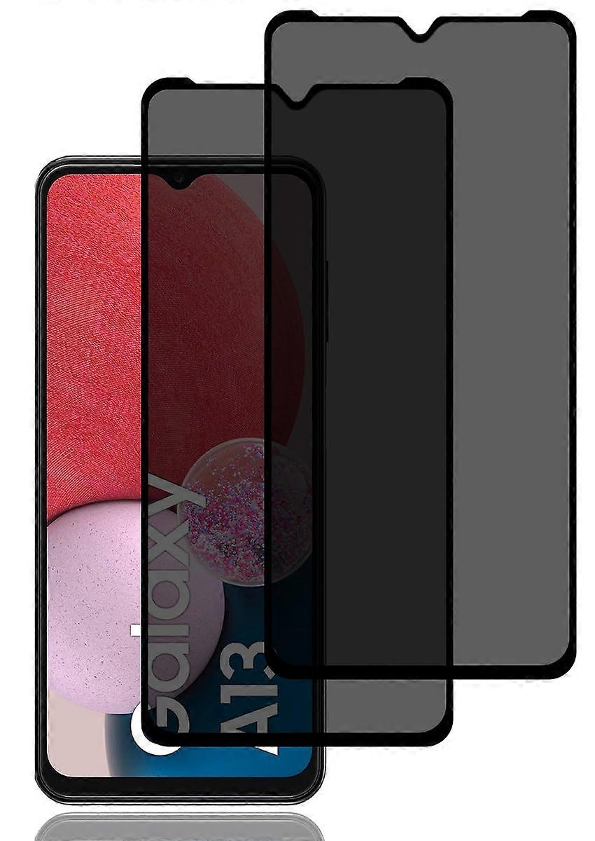 Privacy Screen Protector for Samsung Galaxy A13 4G/5G - 2 Pack Tempered Glass, Anti-Spy, 9H Hardness, Anti-Fingerprint