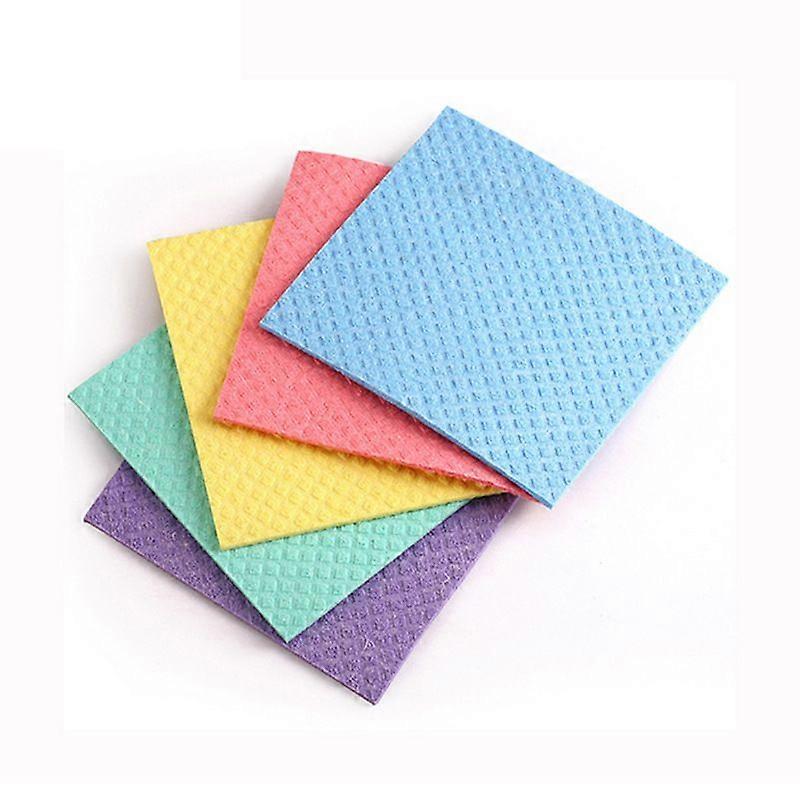 Eco-Friendly Reusable Durable Biodegradable Cellulose Kitchen Absorbent Dishcloth and Hand