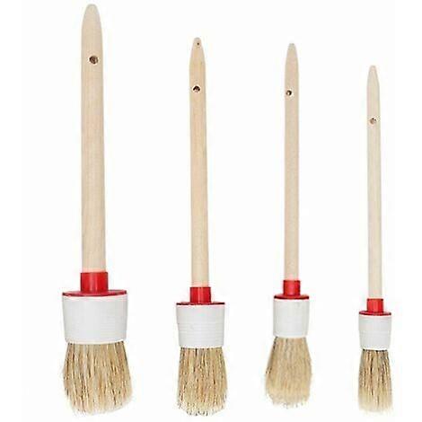 Set of round brushes for painting work Gr. 2, 4, 6 and 8, round brushes, pure