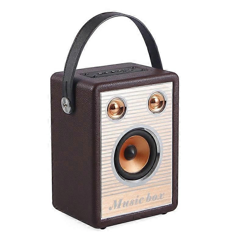 D20 Faux leather Handheld Wireless Bluetooth Speaker