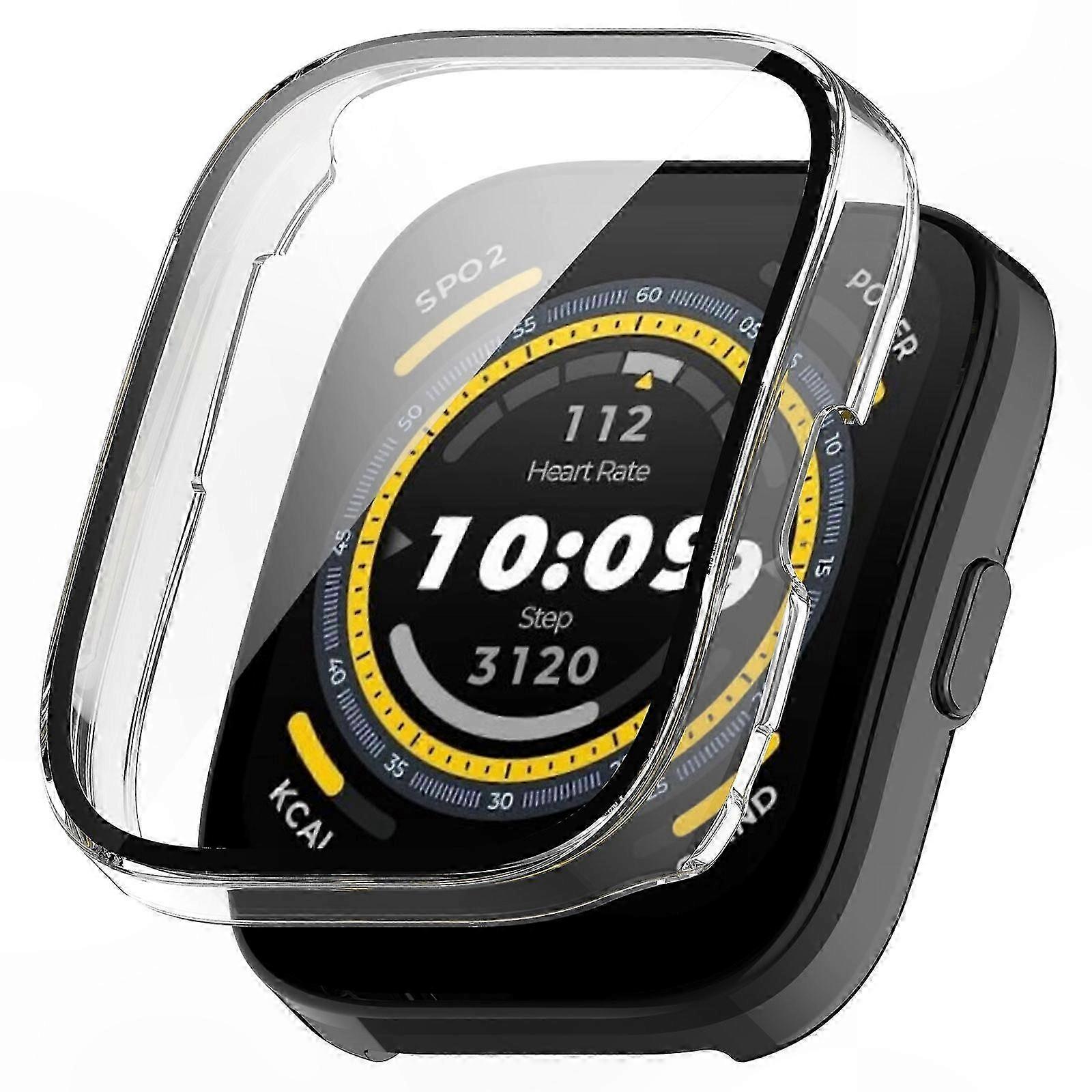 PC Case with Tempered Film for Amazfit Bip 5 Watch Protector